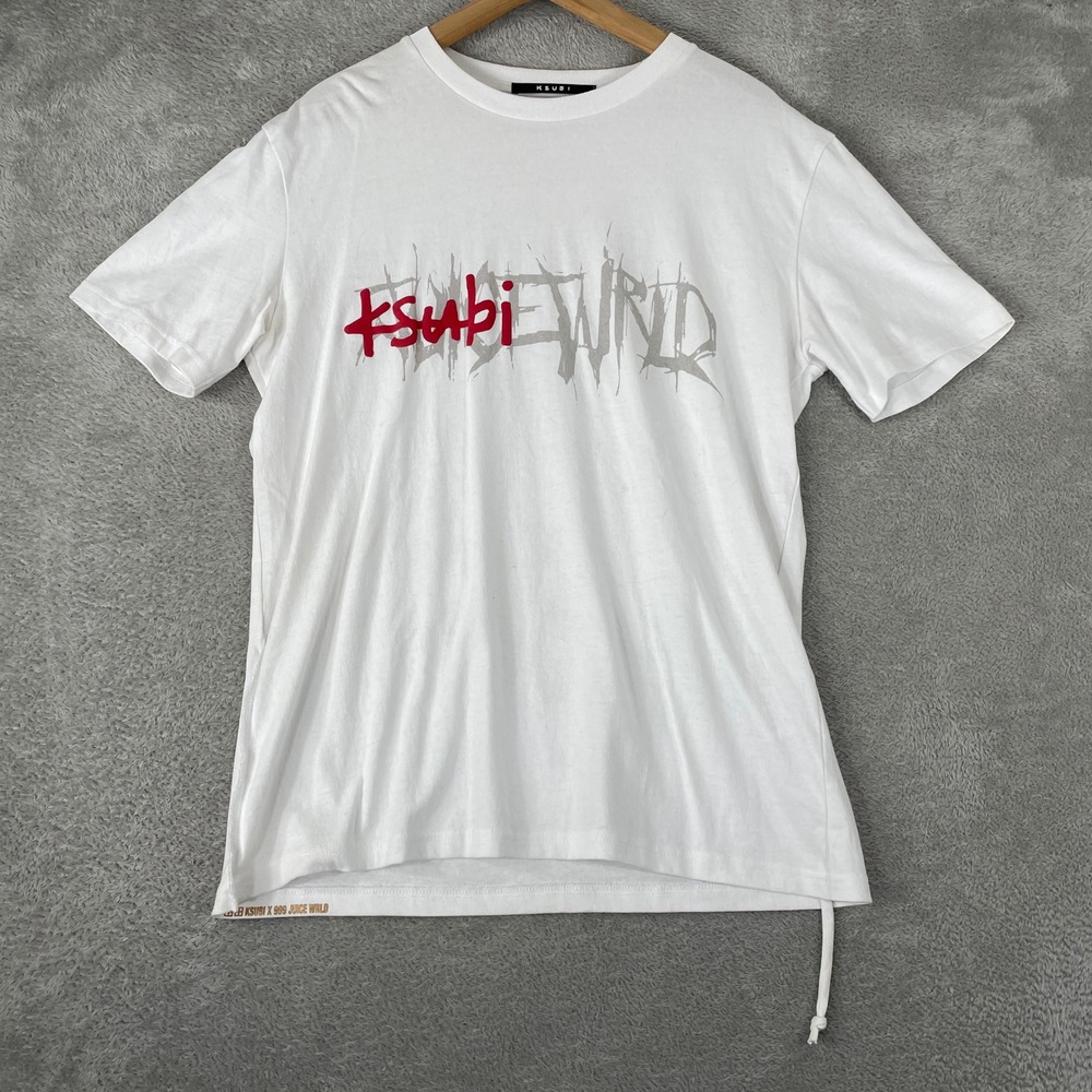 Juice WRLD Ksubi Shirt Mens Medium White 999 Club Collaboration Hiphop Rap Tee